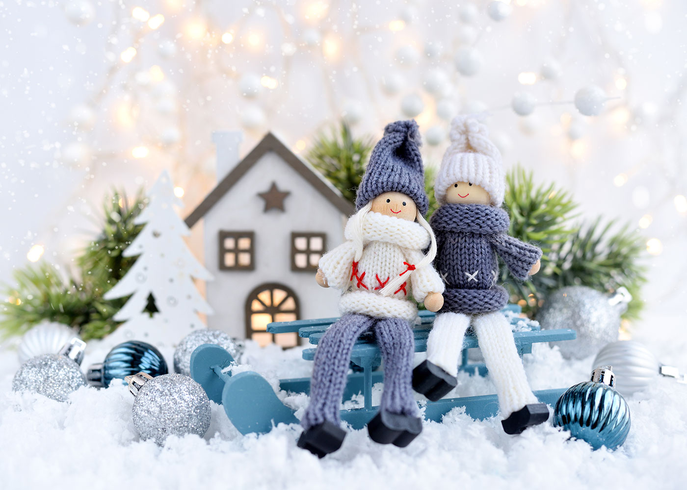 Wichtel als Symbol für Winterferien